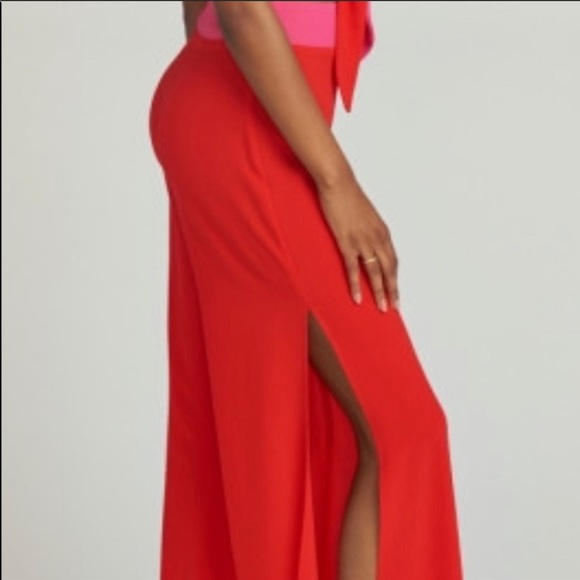 Show Me Your MuMu SMYMM high waisted colorblock pants - Picture 4 of 11